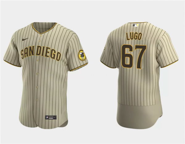 Men San Diego Padres #67 Seth Lugo Tan Flex Base Stitched Baseball Jersey