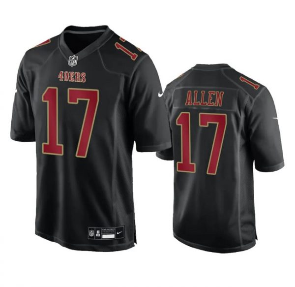 Men San Francisco 49ers #17 Brandon Allen Black Fashion Vapor Untouchable Limited Stitched Football Jersey