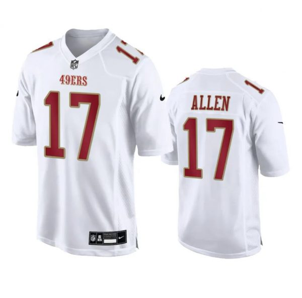 Men San Francisco 49ers #17 Brandon Allen White Fashion Vapor Untouchable Limited Stitched Football Jersey