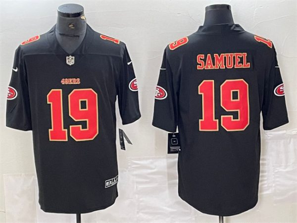 Men San Francisco 49ers #19 Deebo Samuel Black Vapor Untouchable Limited Stitched Jersey