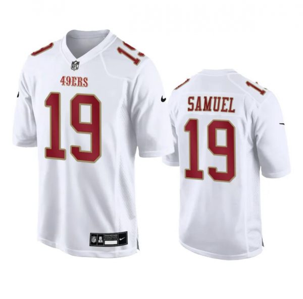 Men San Francisco 49ers #19 Deebo Samuel White Fashion Vapor Untouchable Limited Stitched Football Jersey