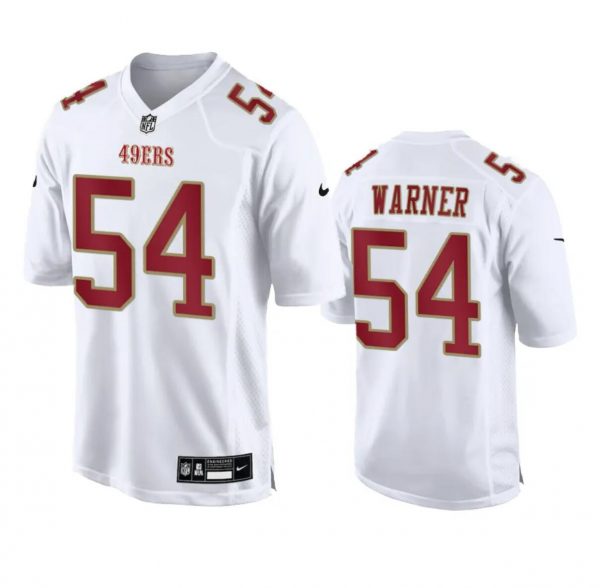 Men San Francisco 49ers #54 Fred Warner White Fashion Vapor Untouchable Limited Stitched Football Jersey