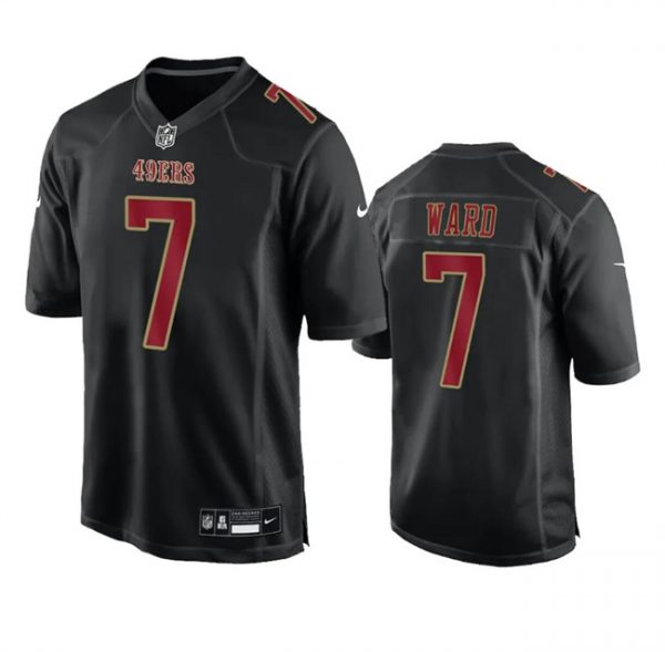 Men San Francisco 49ers #7 Charvarius Ward Black Fashion Vapor Untouchable Limited Stitched Football Jersey