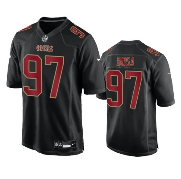 Men San Francisco 49ers #97 Nick Bosa Black Fashion Vapor Untouchable Limited Stitched Football Jersey