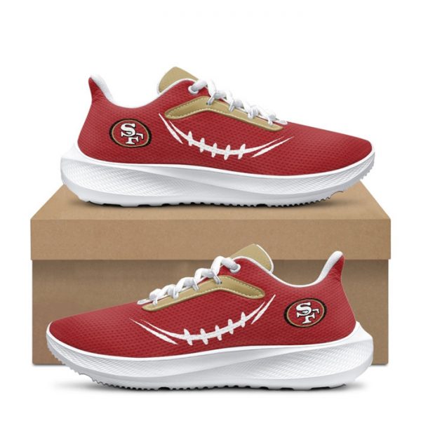Men San Francisco 49ers Red Running Shoe 001