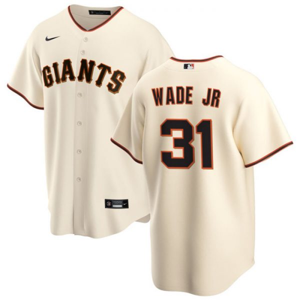 Men San Francisco Giants #31 LaMonte Wade Jr. Cream Cool Base Stitched Jersey
