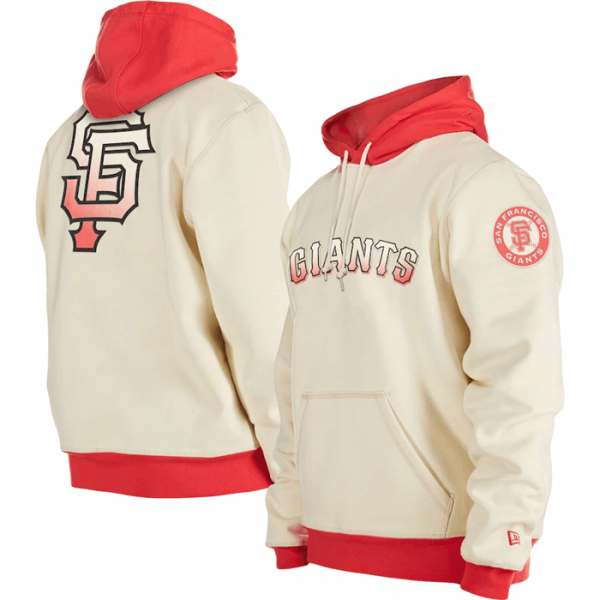 Men San Francisco Giants White Color Pack Team Front & Back Pullover Hoodie
