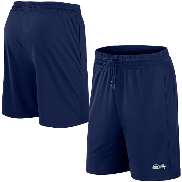 Men Seattle Seahawks Navy Performance Shorts