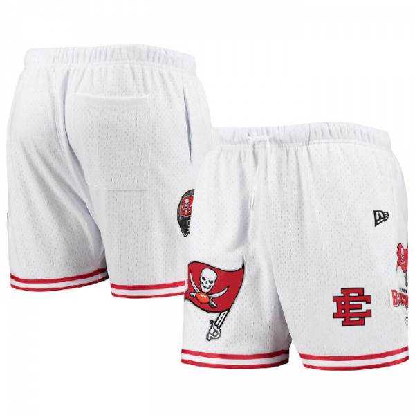 Men Tampa Bay Buccaneers Pro White/Red Shorts 001