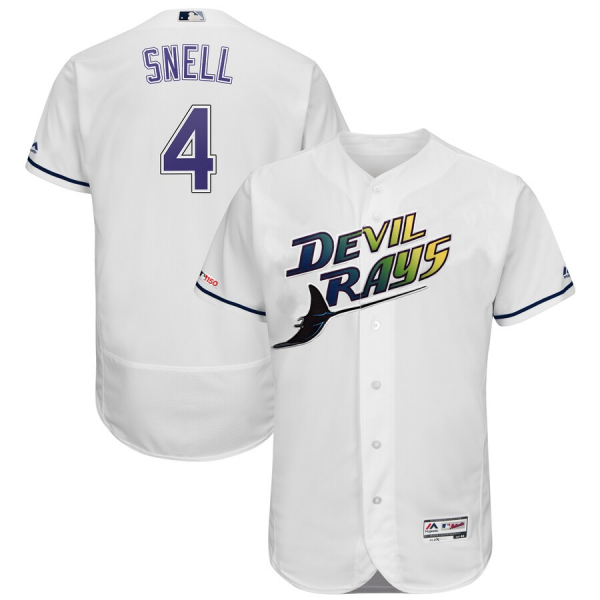 Tampa Bay Rays ACTIVE PLAYER Custom White Flex Base Stitched Jersey