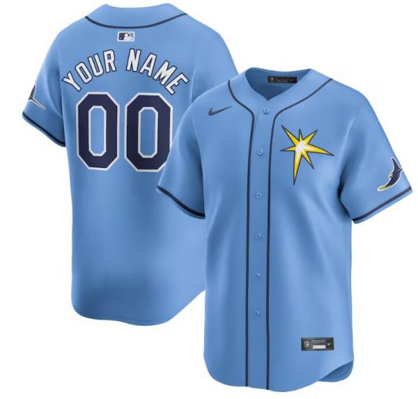 Tampa Bay Rays Active Player Custom Light Blue Alternate Stitched Baseball Jersey