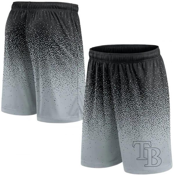 Men Tampa Bay Rays Black/Grey Ombre Shorts