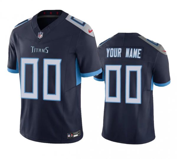 Tennessee Titans Active Player Custom Navy 2023 F.U.S.E Vapor Untouchable Limited Stitched Football Jersey