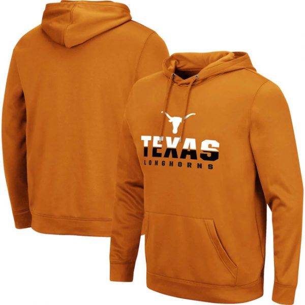 Men Texas Longhorns Orange Lantern Pullover Hoodie