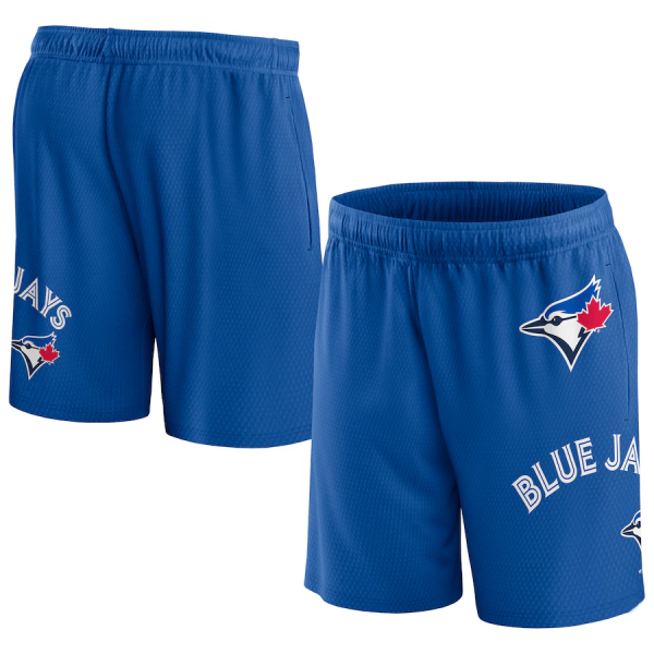 Men Toronto Blue Jays Royal Clincher Mesh Shorts