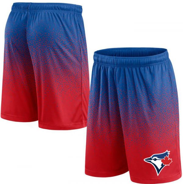 Men Toronto Blue Jays Royal/Red Ombre Shorts