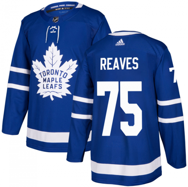 Men Toronto Maple Leafs #75 Ryan Reaves Blue Stitched Jersey