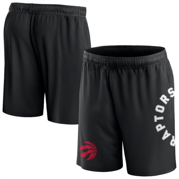 Men Toronto Raptors Black Post Up Mesh Shorts(Run Small)