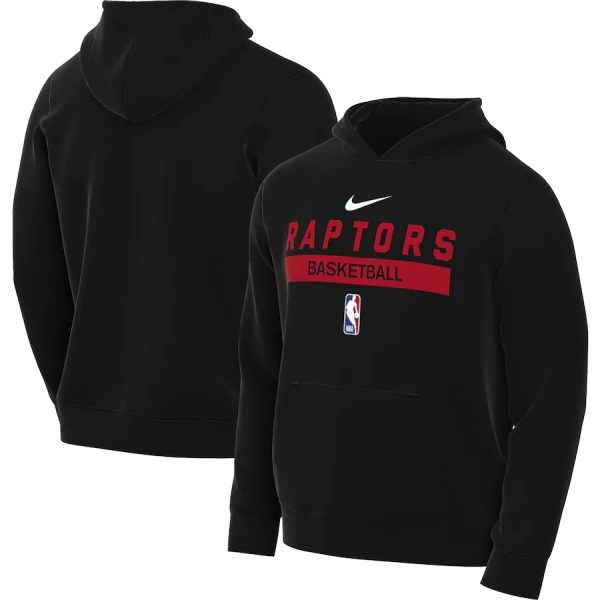 Men Toronto Raptors Black Spotlight Fleece Overhead Hoodie