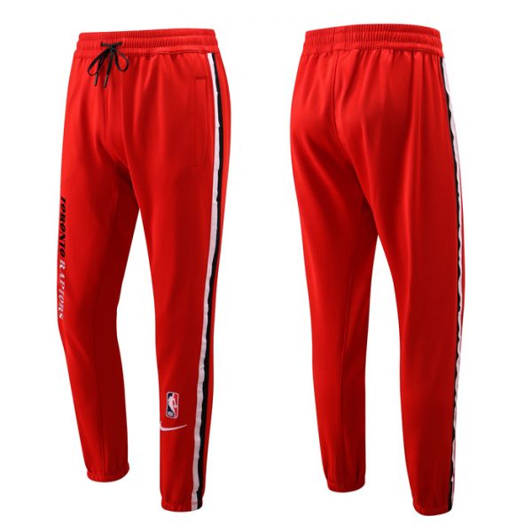 Men Toronto Raptors Red Performance Showtime Basketball Pants