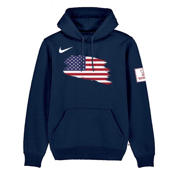 Men USA Navy 2022 FIFA World Cup Soccer Hoodie
