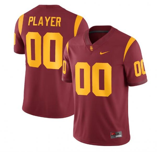 USC Trojans ACTIVE PLAYER Custom Red Stitched Jersey
