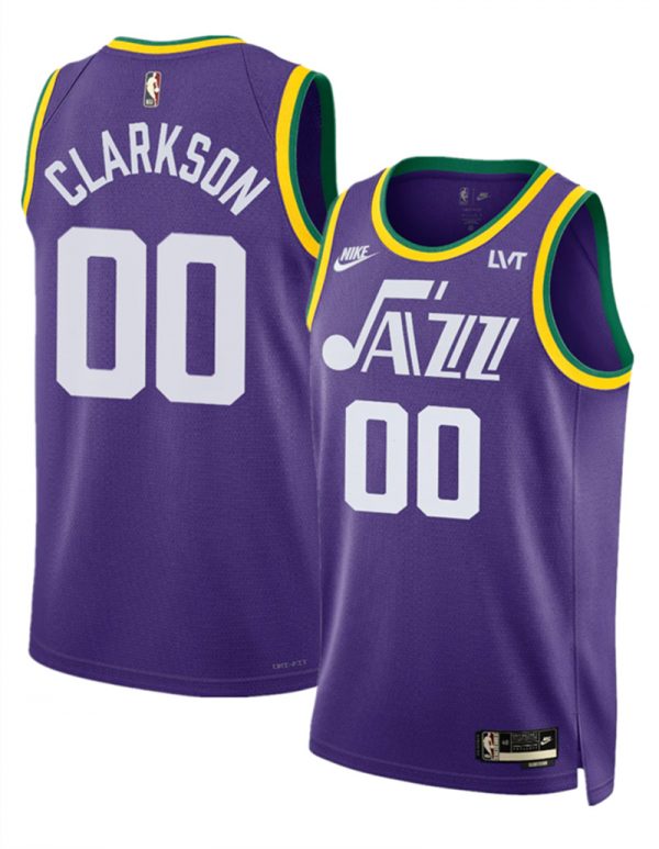Utah Jazz Active Player Custom Purple 2023 Classic Edition Stitched Basketball Jersey