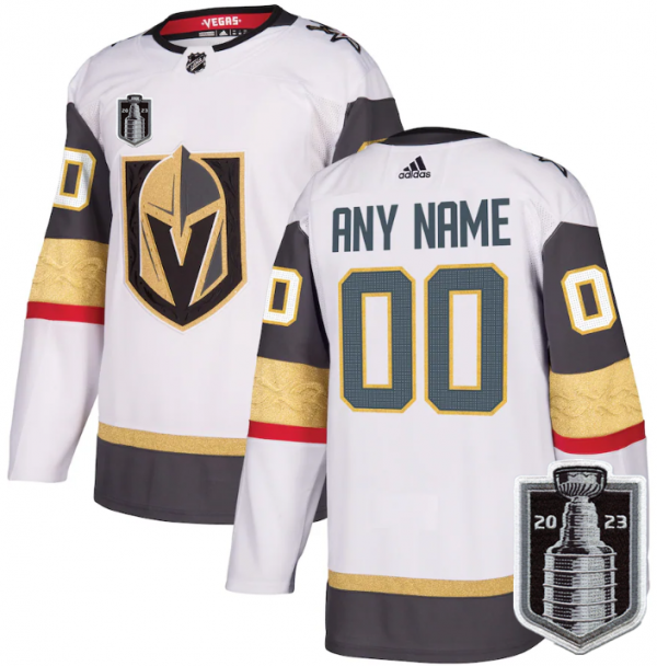 Vegas Golden Knights Active Player Custom White 2023 Stanley Cup Final Stitched Jersey