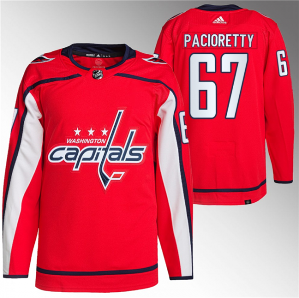 Men Washington Capitals #67 Max Pacioretty Red Stitched Jersey
