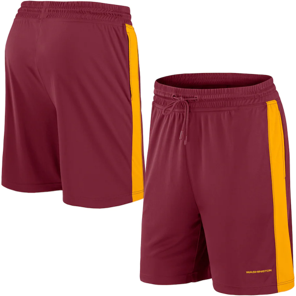 Men Washington Commanders Burgundy Performance Shorts