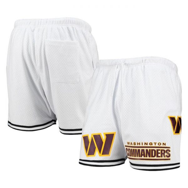 Men Washington Commanders White Shorts
