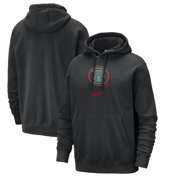 Men Washington Wizards Black 2023/24 City Edition Essential Club Pullover Hoodie