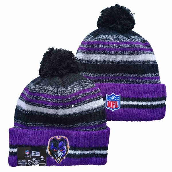 Baltimore Ravens Knit Hats 015