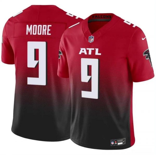 Men Atlanta Falcons #9 Rondale Moore Red/Black 2023 F.U.S.E Vapor Untouchable Limited Stitched Football Jersey