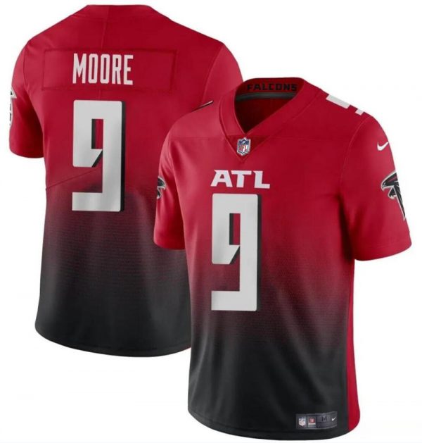 Men Atlanta Falcons #9 Rondale Moore Red/Black Vapor Untouchable Limited Stitched Football Jersey