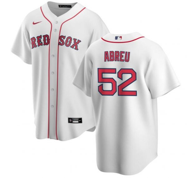 Men Boston Red Sox #52 Wilyer Abreu White Cool Base Stitched Baseball Jersey