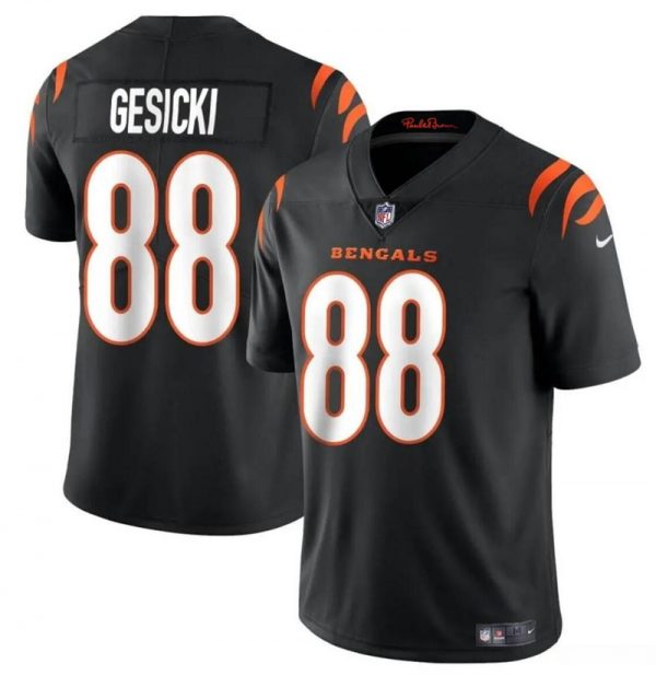 Men Cincinnati Bengals #88 Mike Gesicki Black Vapor Untouchable Limited Stitched Jersey