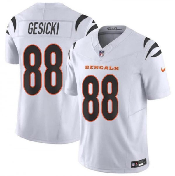 Men Cincinnati Bengals #88 Mike Gesicki White 2024 F.U.S.E. Vapor Untouchable Limited Stitched Jersey