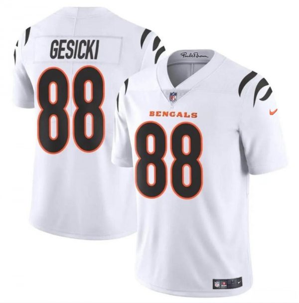 Men Cincinnati Bengals #88 Mike Gesicki White Vapor Untouchable Limited Stitched Jersey