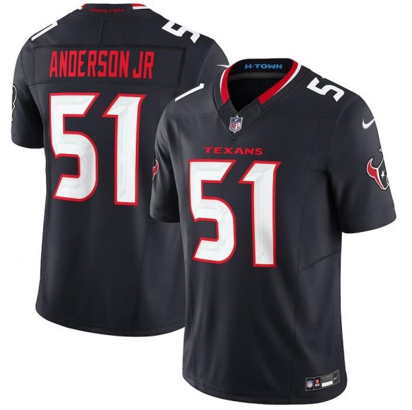 Houston Texans Active Player Custom Navy 2024 F.U.S.E Vapor Stitched jersey