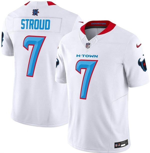 Houston Texans Active Player Custom White 2024 F.U.S.E. Limited Stitched Jersey