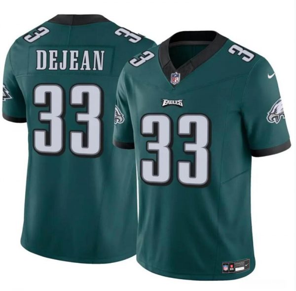 Men Philadelphia Eagles #33 Cooper DeJean Green 2024 Draft F.U.S.E Vapor Untouchable Limited Stitched Football Jersey