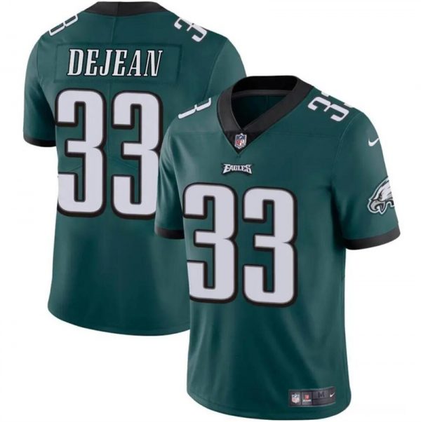 Men Philadelphia Eagles #33 Cooper DeJean Green 2024 Draft Vapor Untouchable Limited Stitched Football Jersey
