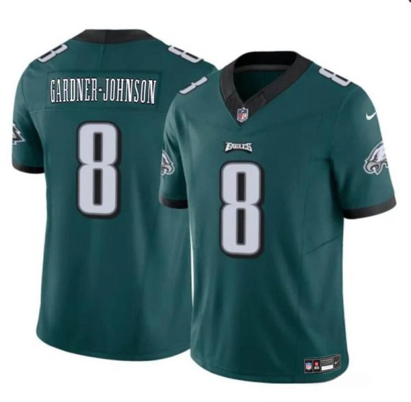 Men Philadelphia Eagles #8 Chauncey Gardner-Johnson Green 2024 F.U.S.E Vapor Untouchable Limited Stitched Football Jersey