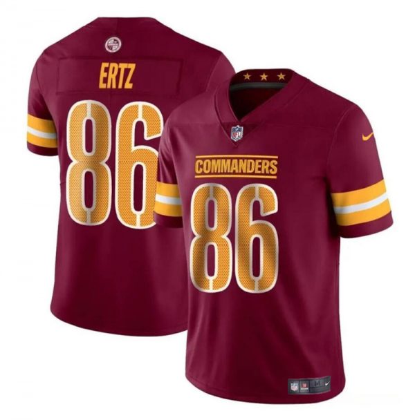 Men Washington Commanders #86 Zach Ertz Burgundy Vapor Limited Stitched Football Jersey