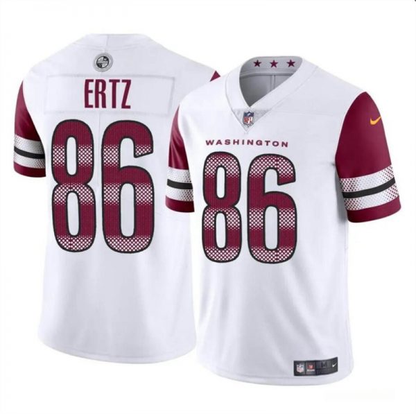 Men Washington Commanders #86 Zach Ertz White Vapor Limited Stitched Football Jersey