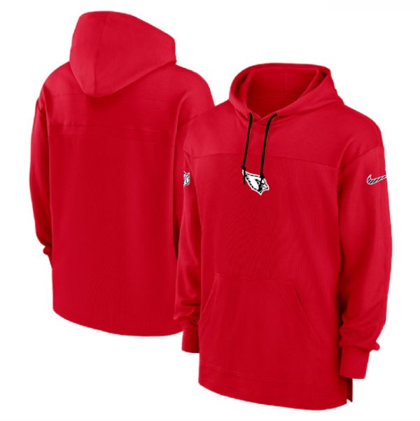 Men Arizona Cardinals Red Performance Pullover Hoodie